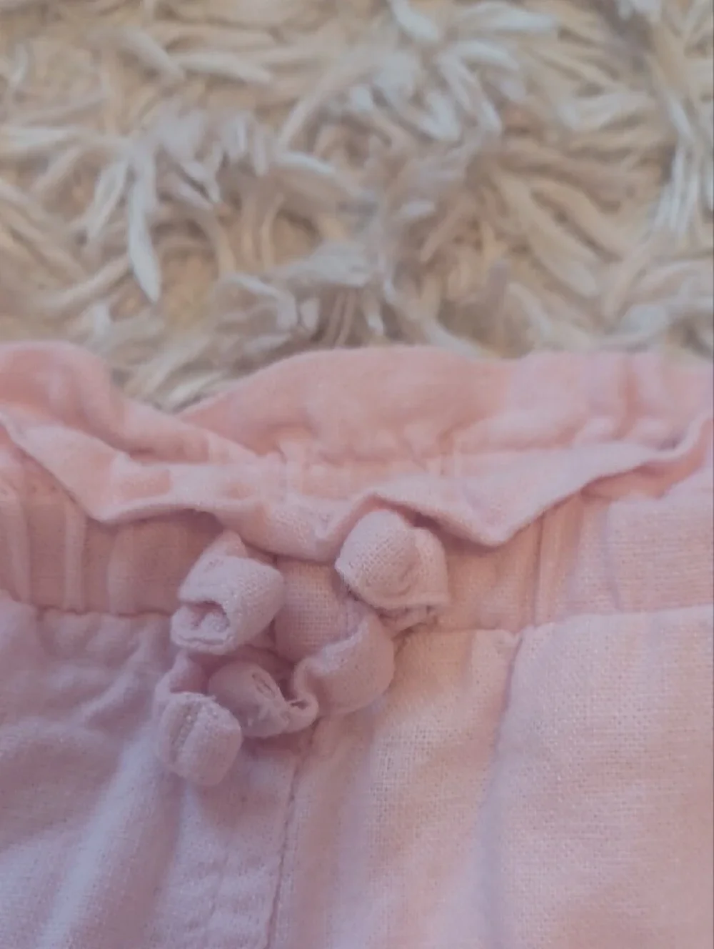Old Navy Light Pink High-Waist Casual Drawstring Shorts
